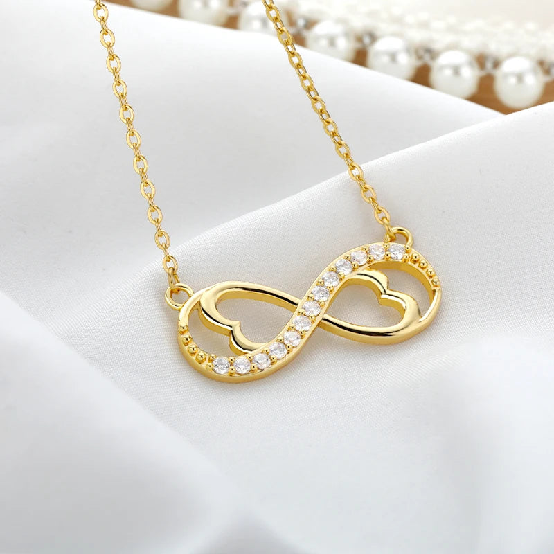 Diamond Infinity Love Pendant