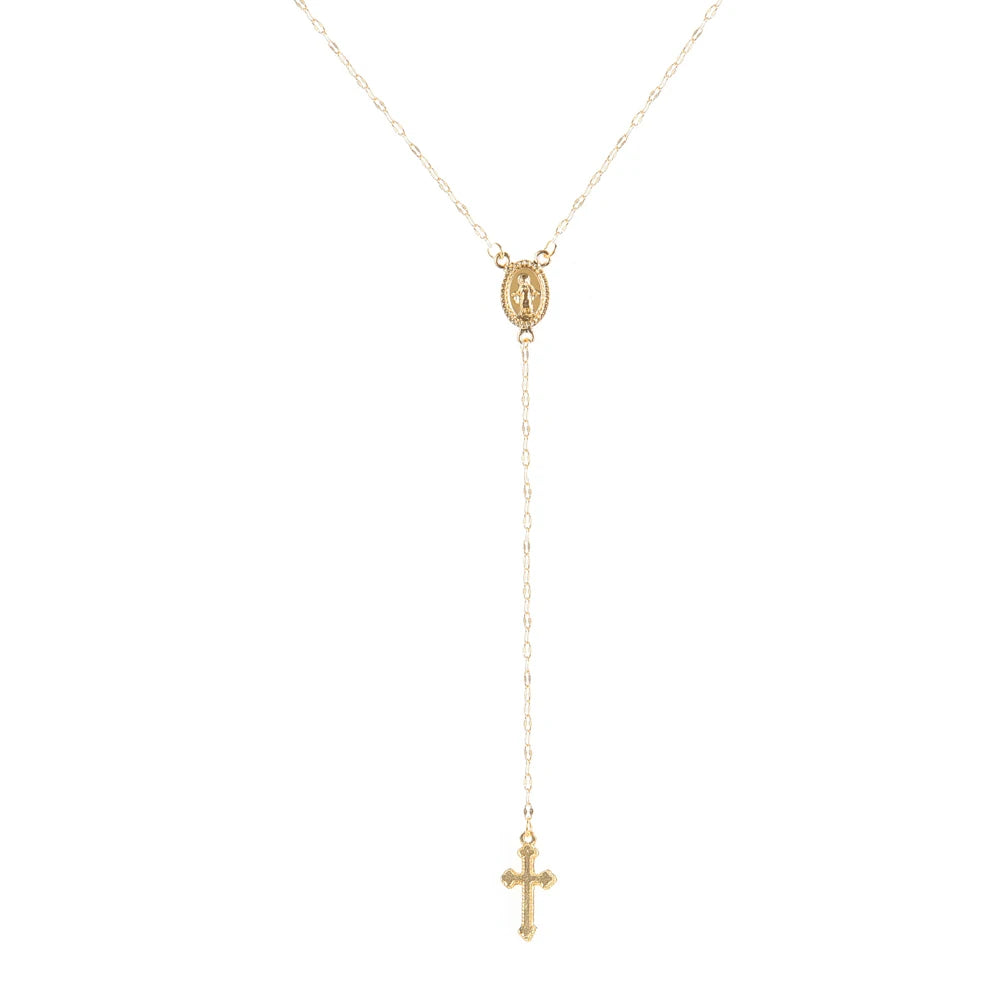 Cross Medallion Necklace