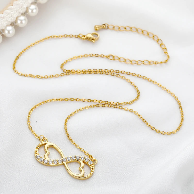Diamond Infinity Love Pendant