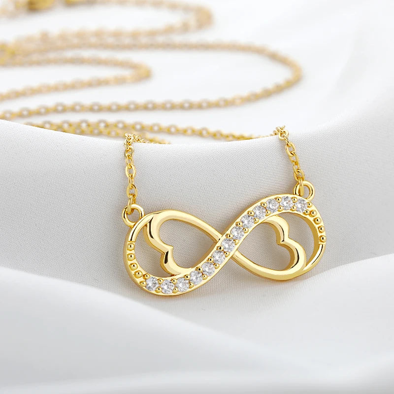 Diamond Infinity Love Pendant