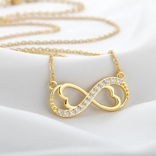 Diamond Infinity Love Pendant