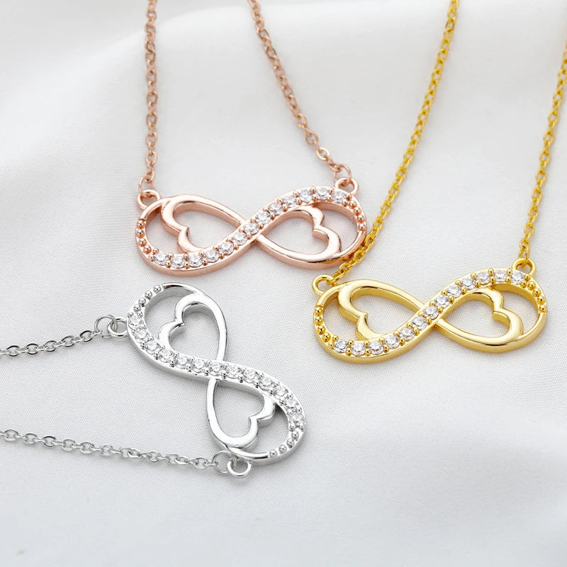 Diamond Infinity Love Pendant