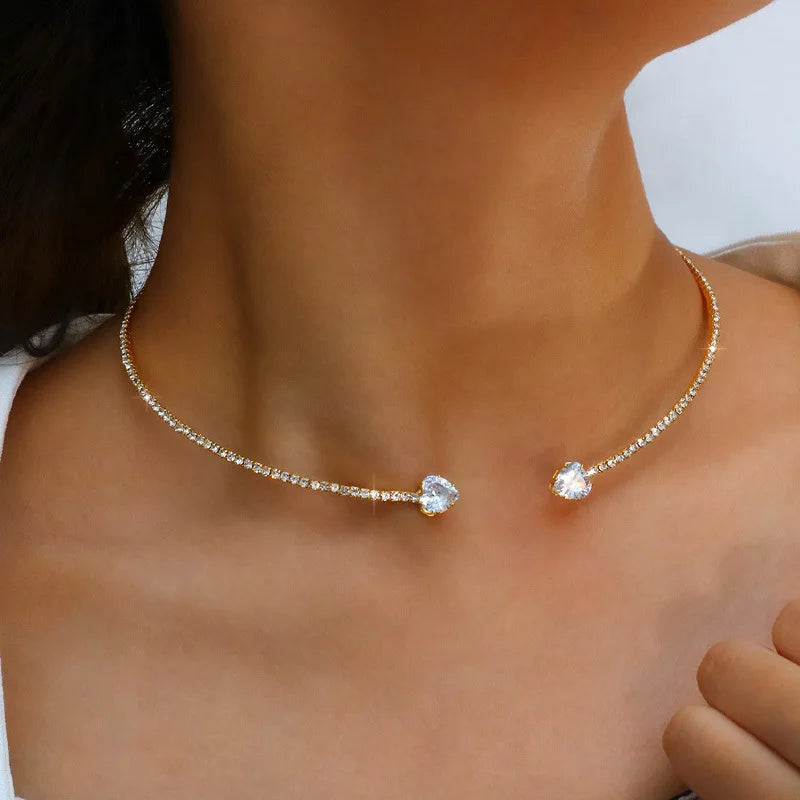 Collier ras de cou Strass