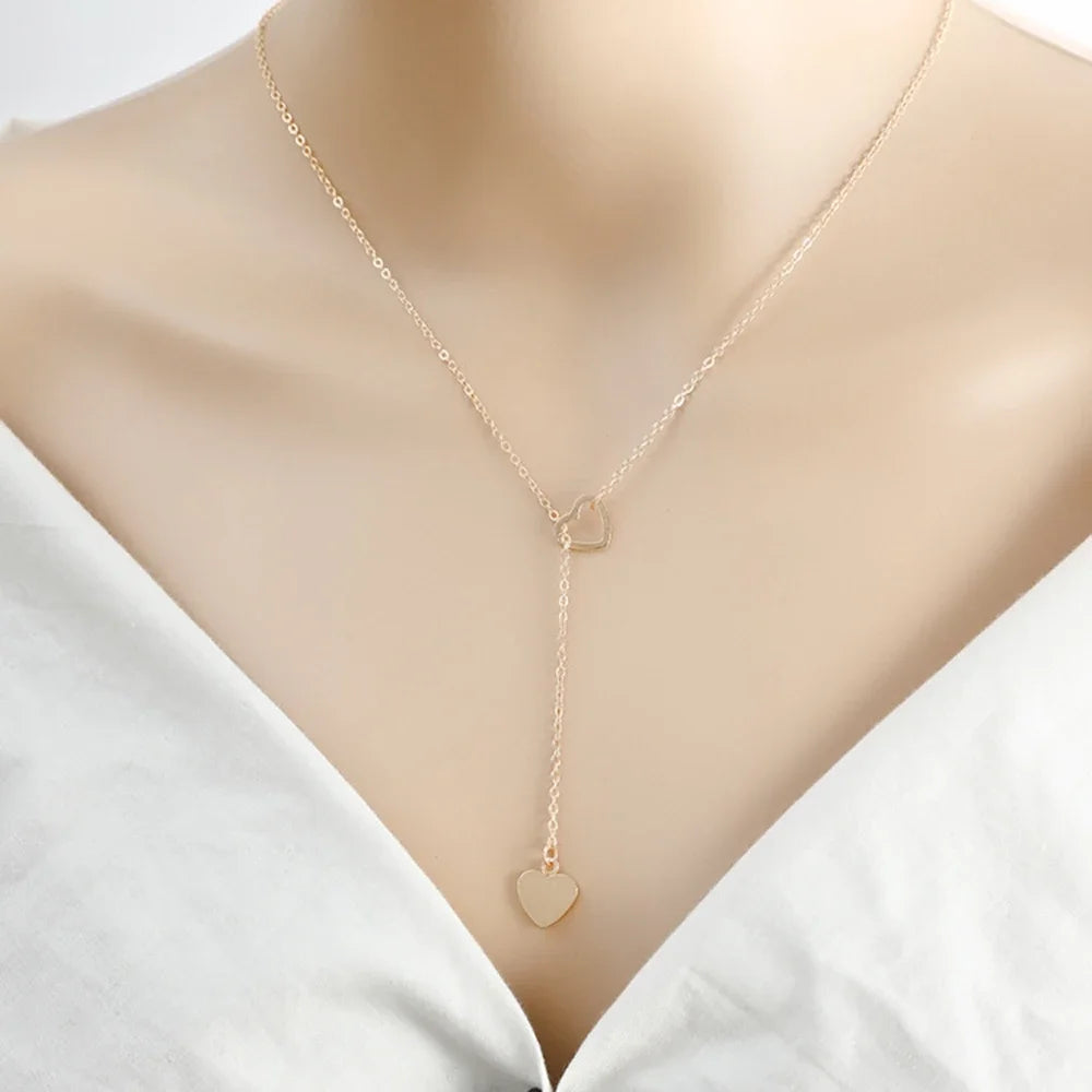 Heart medallion necklace