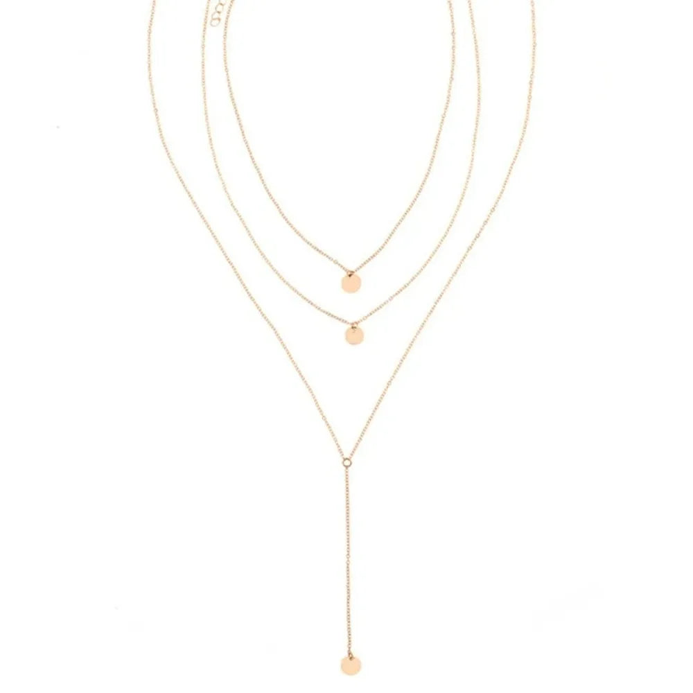 Double Pendant Necklace